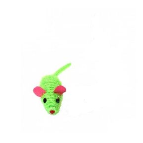 Fiesta Green Glittery Mice Cat Toy with Elastic Tail RRP 99p CLEARANCE XL 89p or 2 for 1.50